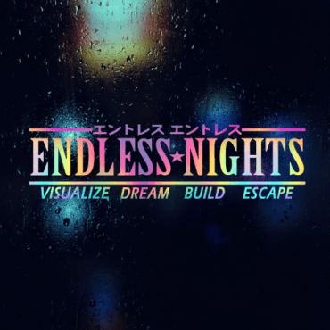 Endless nights holographic car sticker